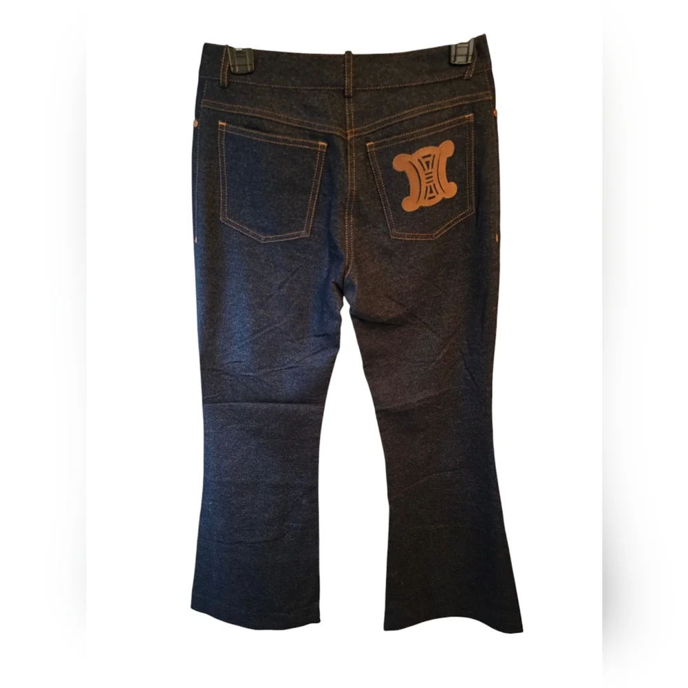 EUC Celine Wool Triomphe Flare Pants 34! - Picture 3 of 12